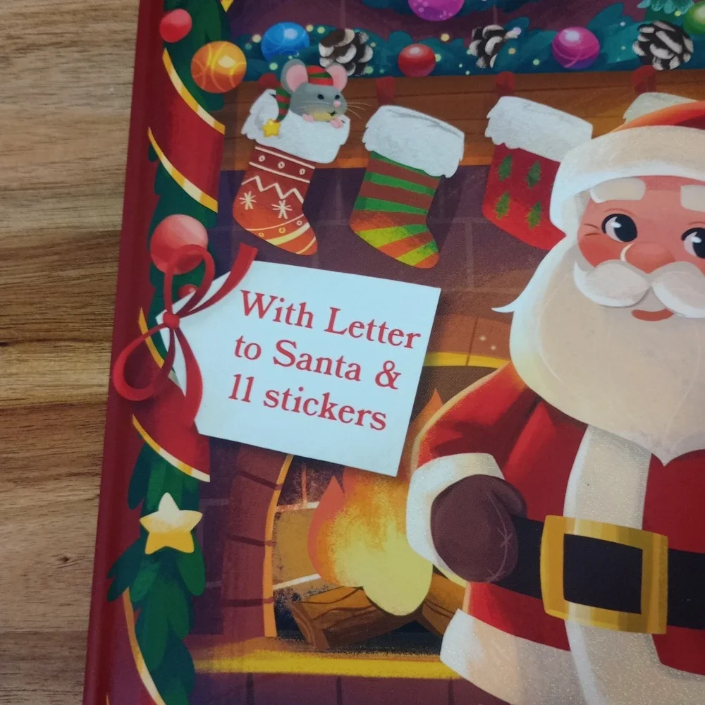 The Night Before Christmas Book with Letter‎ to Santa & Stickers Hardcover